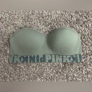 PINK strapless no wire bra